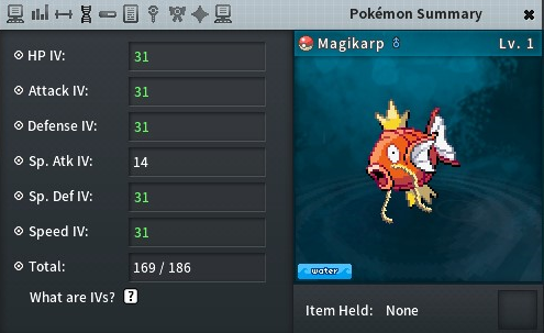 Magikarp in PokeMMO Safari Zone — farm target